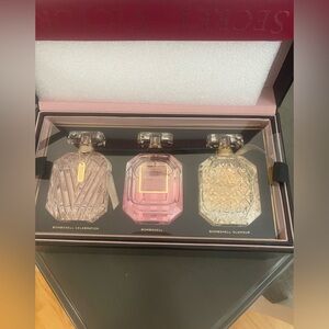 Victoria's Secret Bombshell Fragrance Trio - Pink, Clear, Gold